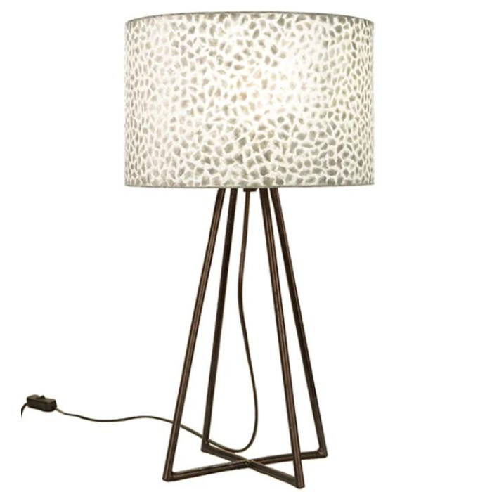 Wangi white schelpenlamp