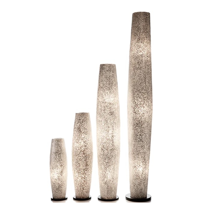 schelpen lampen, vloerlampen
