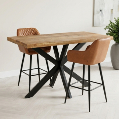 Bartafel industrieel 160 cm